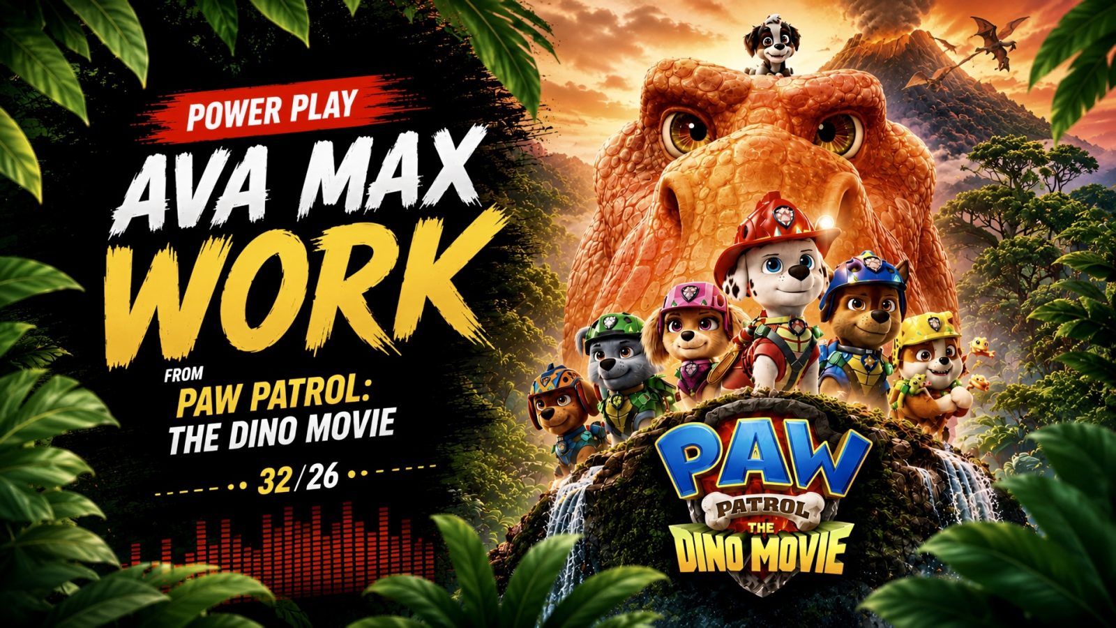 [Power Play 32/26] Ava Max - Work (from PAW Patrol: The Dino Movie)
